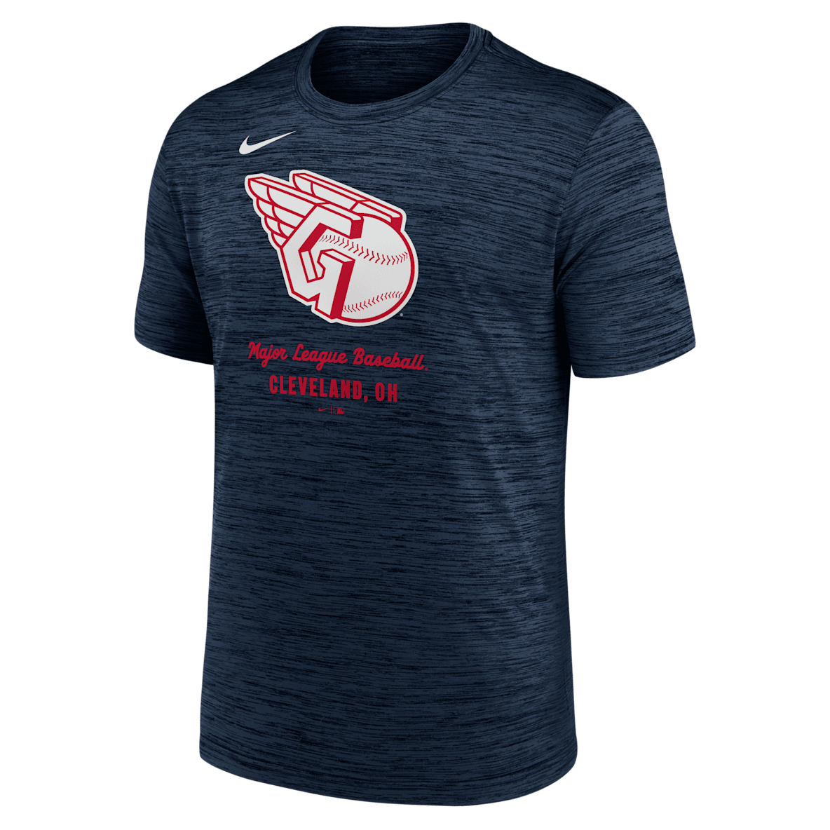 Cleveland Guardians Velocity Cleveland Guardians Velocity Playera Nike Dri-FIT de la MLB para hombre