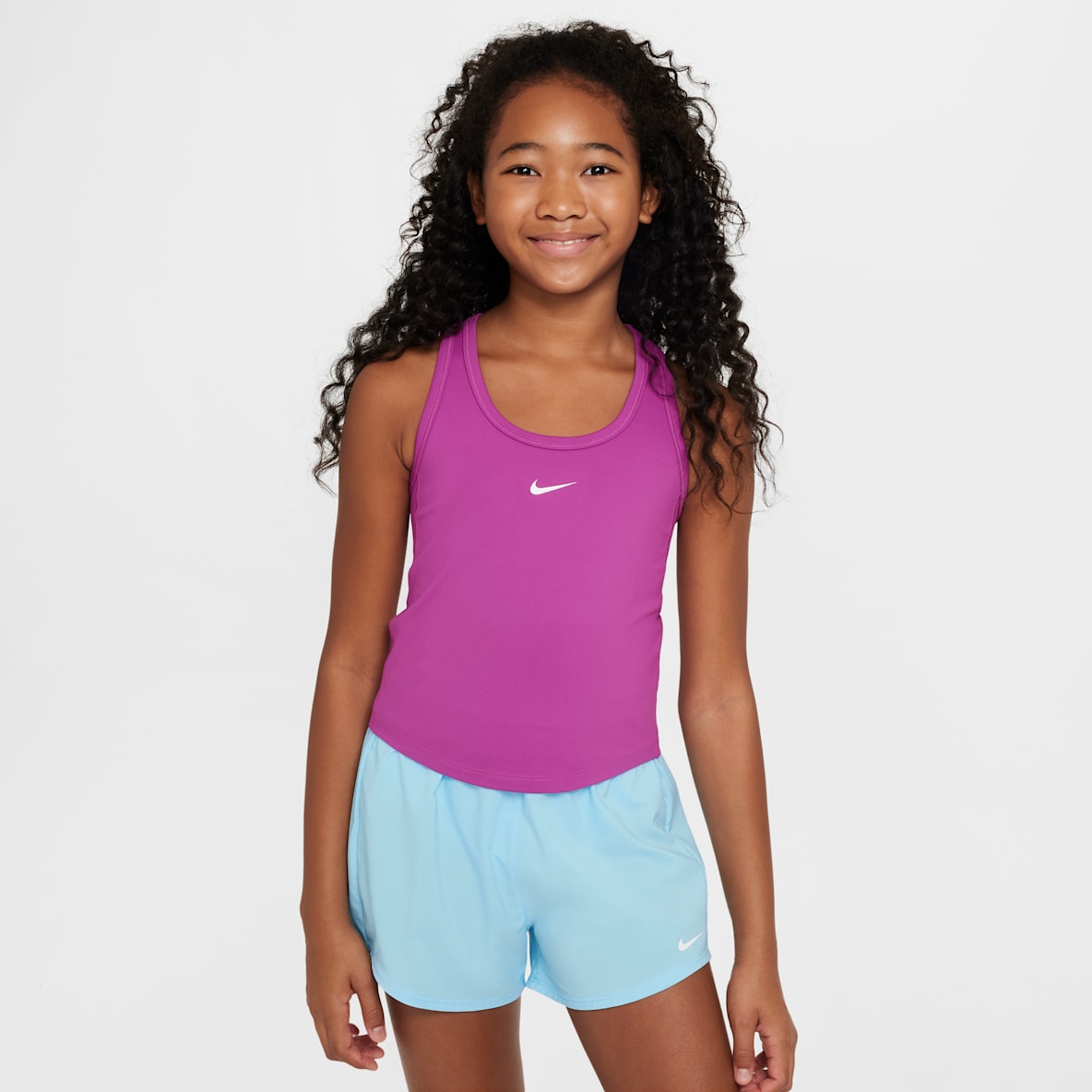 Nike One Fitted Big Kids' (Girls') Dri-FIT Tank