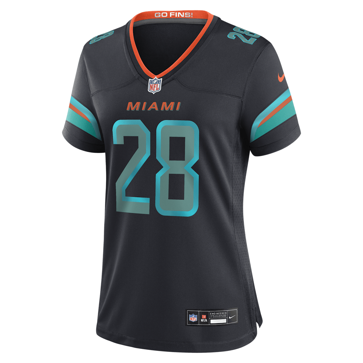 De’Von Achane Miami Dolphins Rivalries Collection De’Von Achane Miami Dolphins Rivalries Collection Women’s Nike NFL Game Jersey