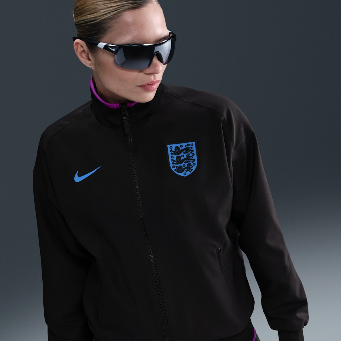 England Strike Away England Strike Away Women's Nike Dri-FIT Football Anthem Jacket