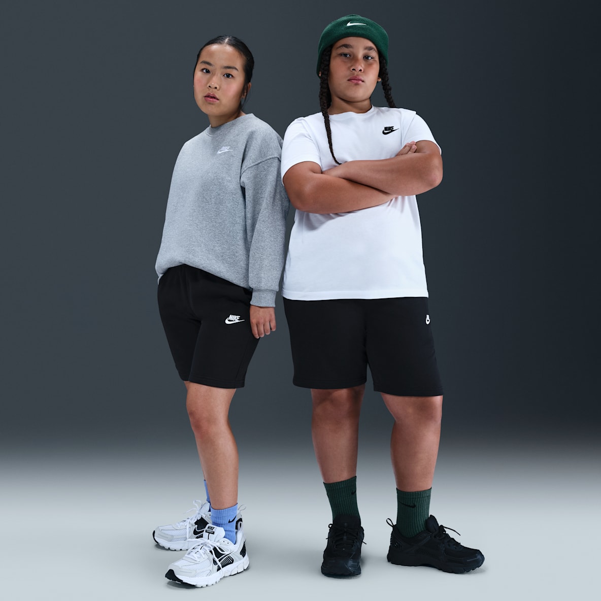 Nike Sportswear Club Fleece Nike Sportswear Club Fleece Big Kids' French Terry Shorts (Extended Size)