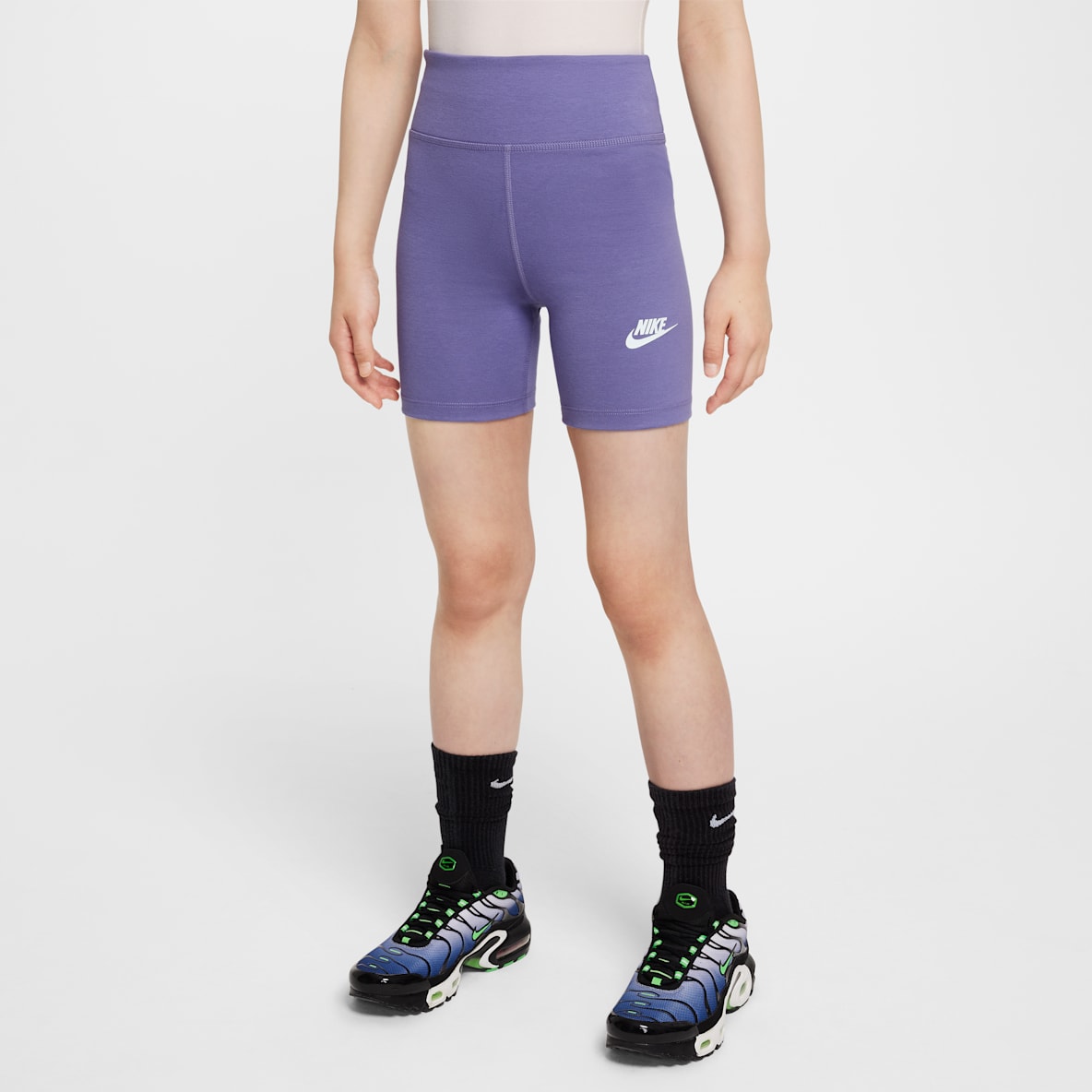 Nike Sportswear Classic Nike Sportswear Classic Girls' High-Waisted 12.5cm (approx.) Biker Shorts