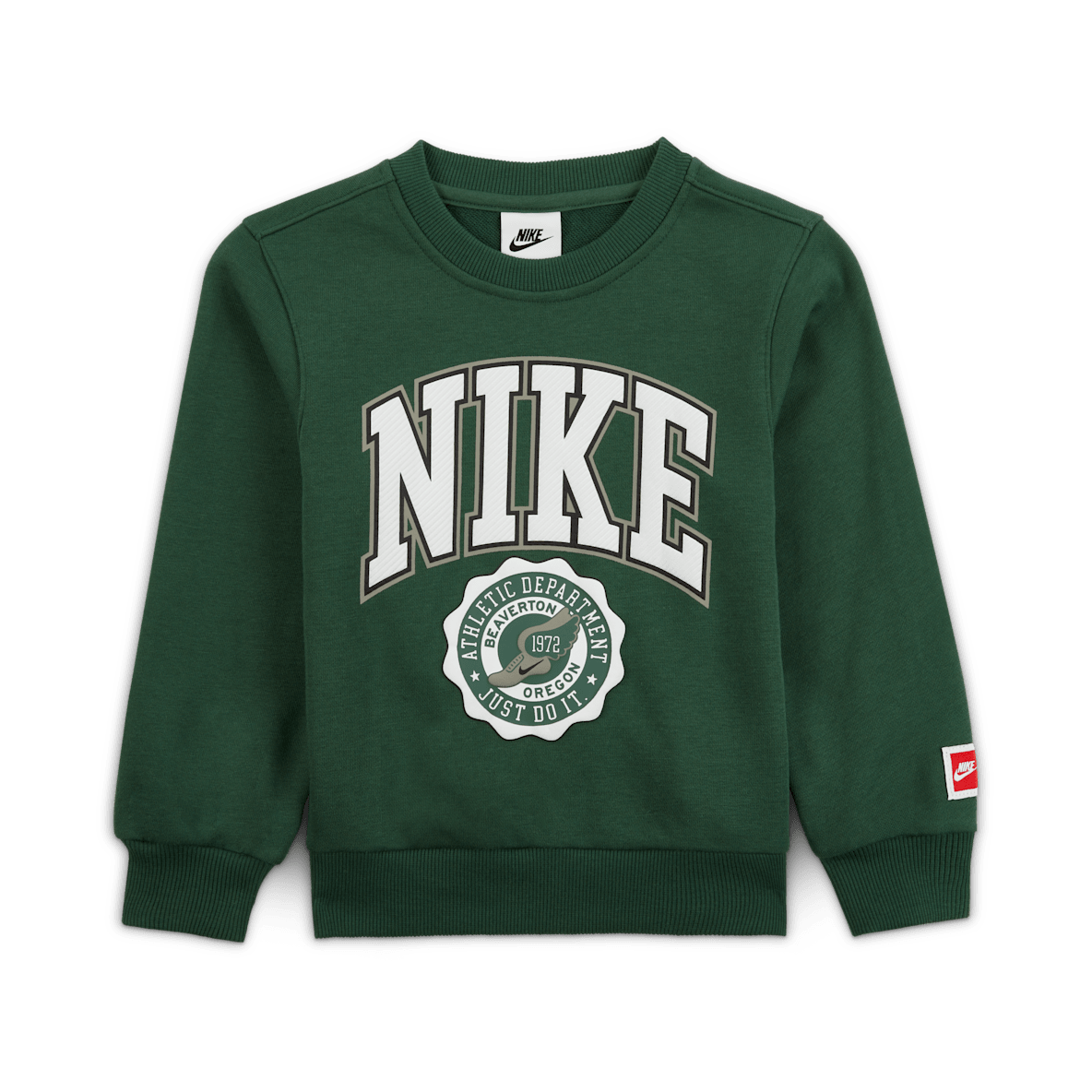 Nike Sportswear Nike Sportswear Conjunto de educación física para niños talla pequeña Sudadera de cuello redondo con gráfico
