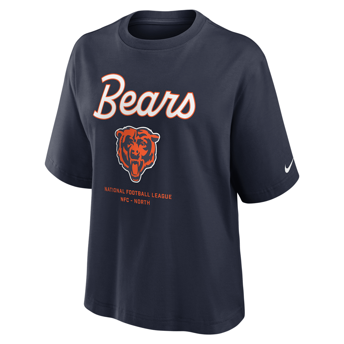 Chicago Bears Essential Script Boxy Women's Nike NFL T-Shirt