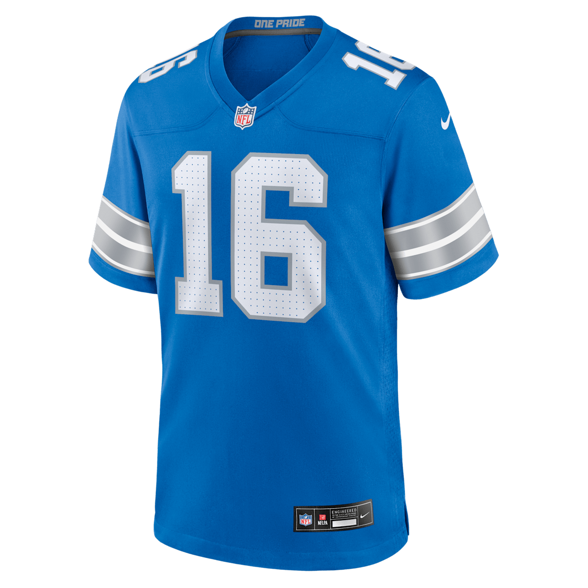 Jared Goff Detroit Lions Men's Nike NFL Game Football Jersey