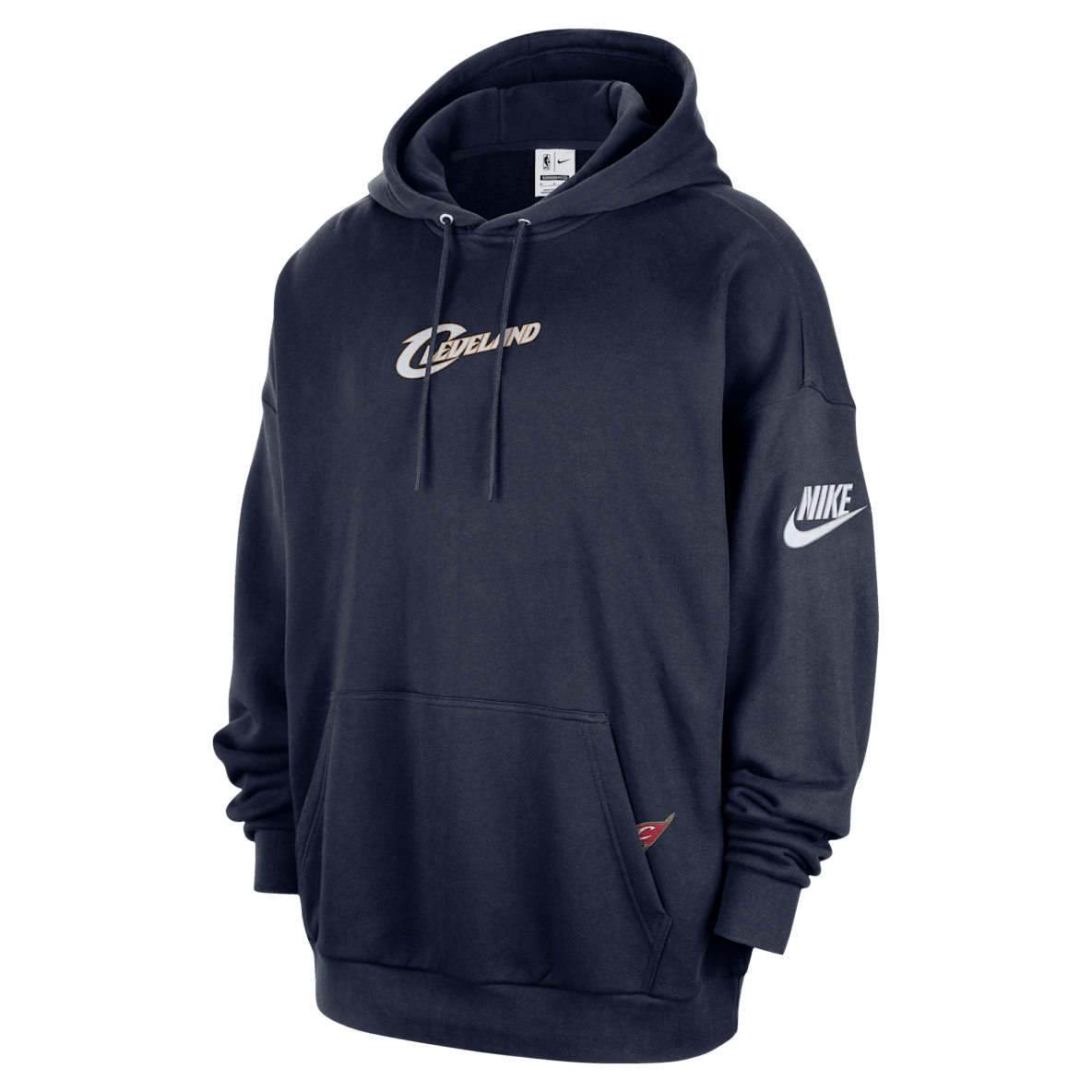 Cleveland Cavaliers 2025/26 Hardwood Classics Cleveland Cavaliers 2025/26 Hardwood Classics Nike Club NBA Premium-hættetrøje til mænd