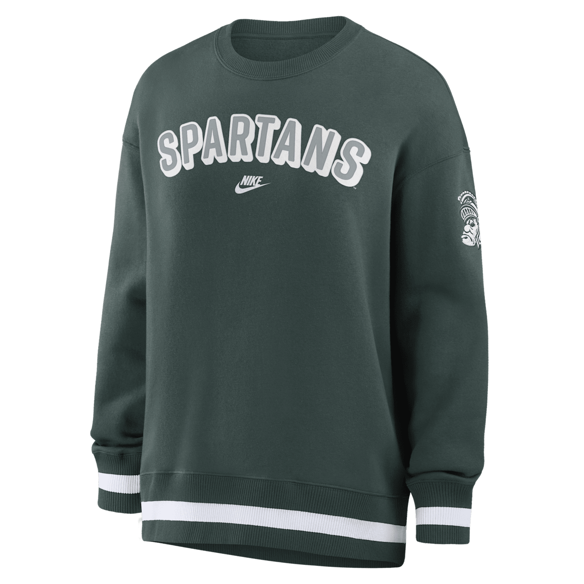 Michigan State Legacy Phoenix Michigan State Legacy Phoenix Women's Nike College Oversized Pullover Crew