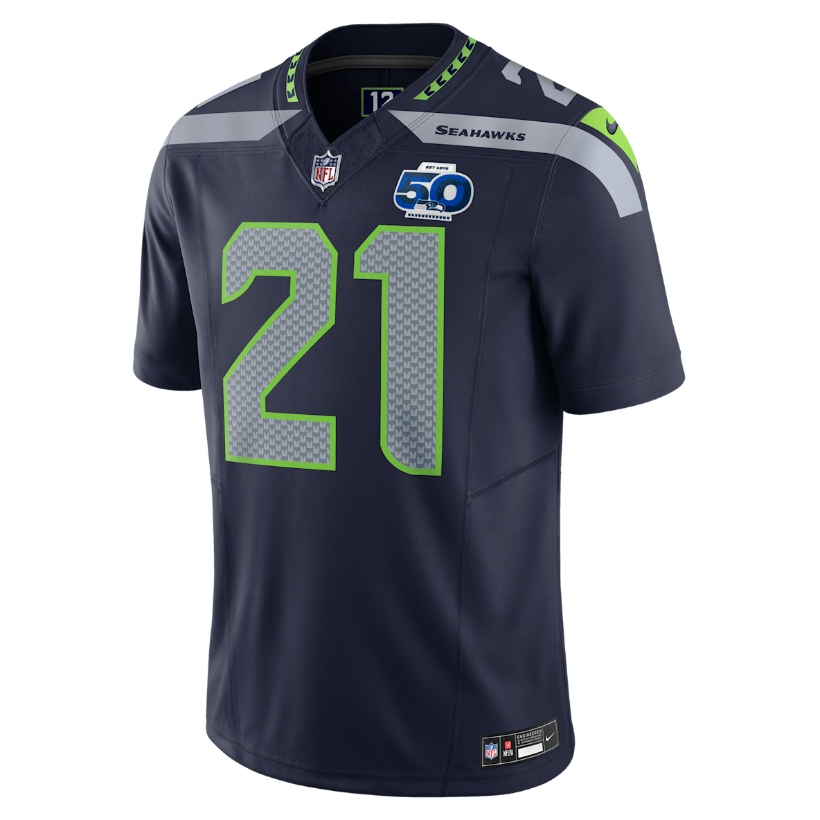 Devon Witherspoon Seattle Seahawks 50th Anniversary Men's Nike Dri-FIT NFL Limited Jersey
