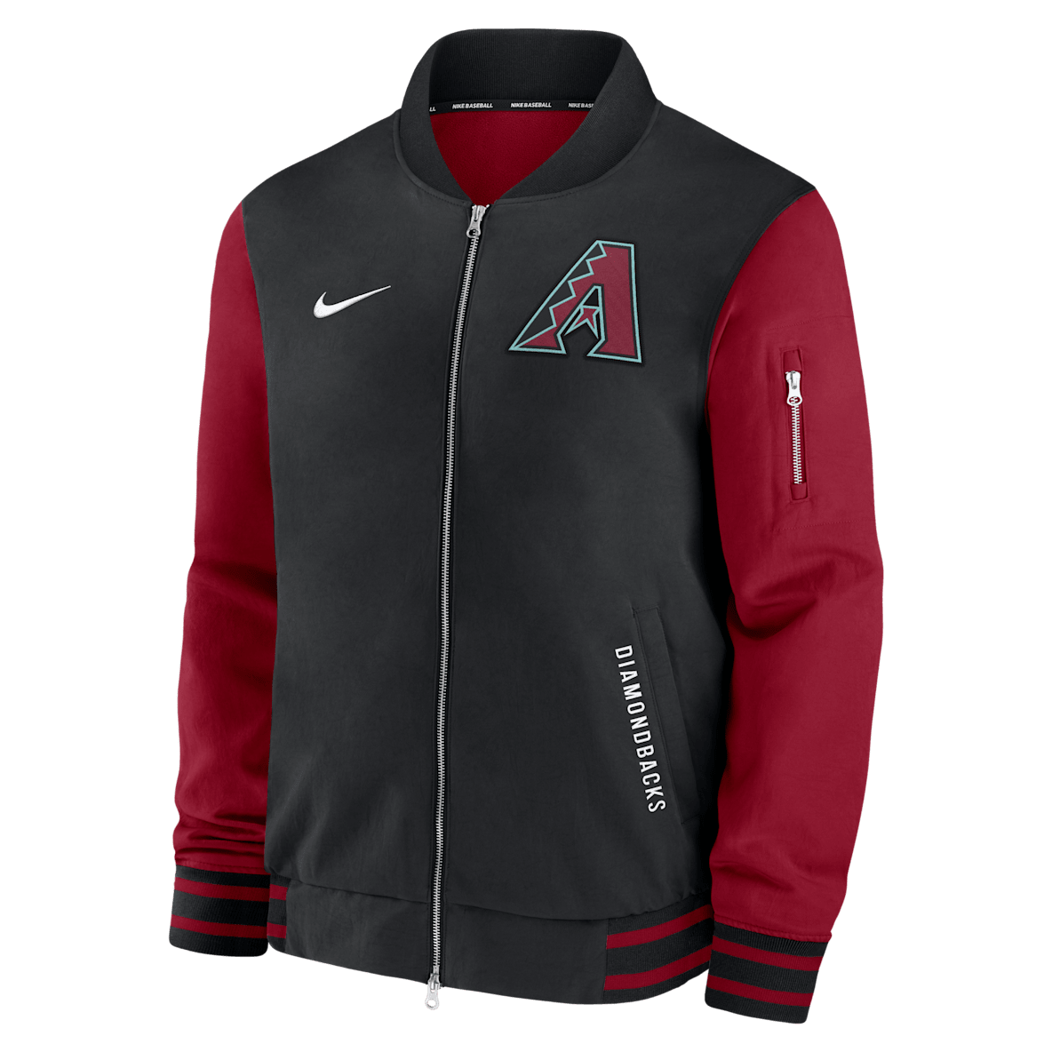 Arizona Diamondbacks Authentic Collection Dugout Arizona Diamondbacks Authentic Collection Dugout Men's Nike MLB Full-Zip Bomber Jacket