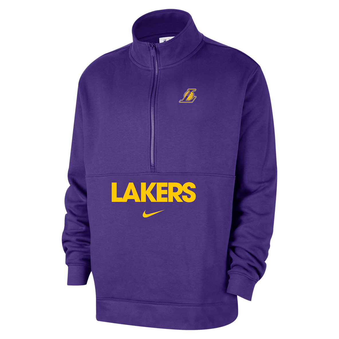 Los Angeles Lakers Club Courtside Los Angeles Lakers Club Courtside Men's Nike NBA 1/2-Zip Top