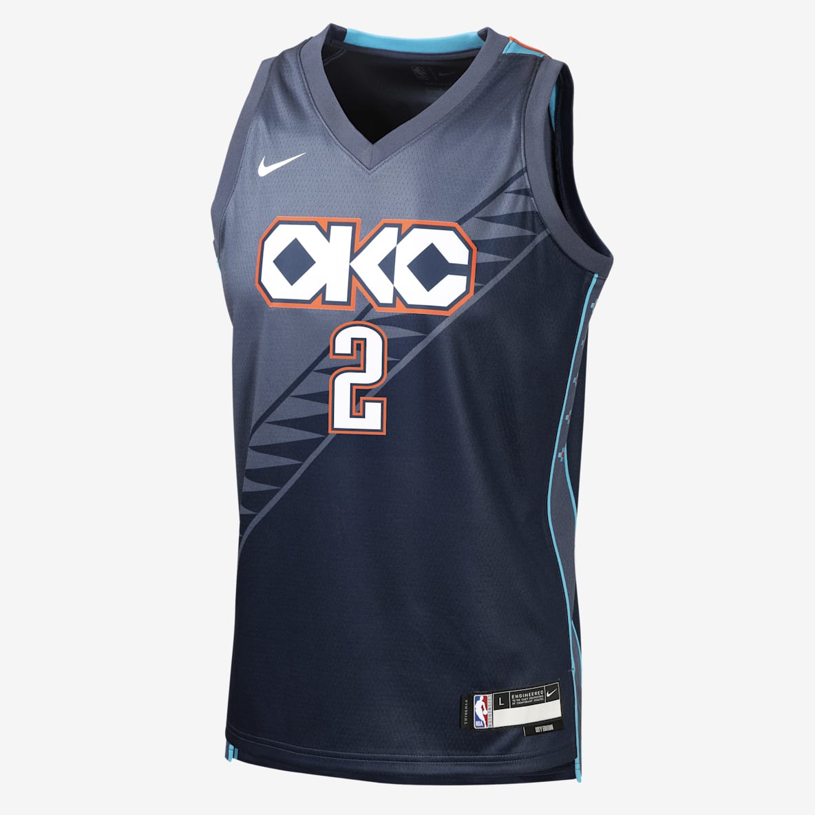 Shai Gilgeous-Alexander Oklahoma City Thunder City Edition Shai Gilgeous-Alexander Oklahoma City Thunder City Edition Big Kids' Nike NBA Swingman Jersey