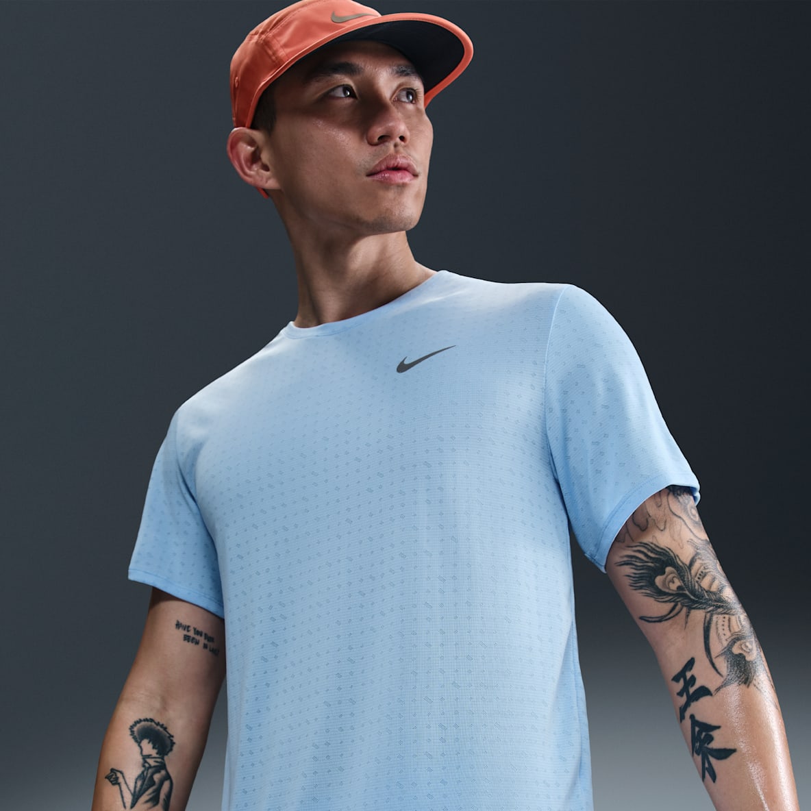 나이키 마일러 브리드 남성 드라이 핏 반팔 러닝 탑