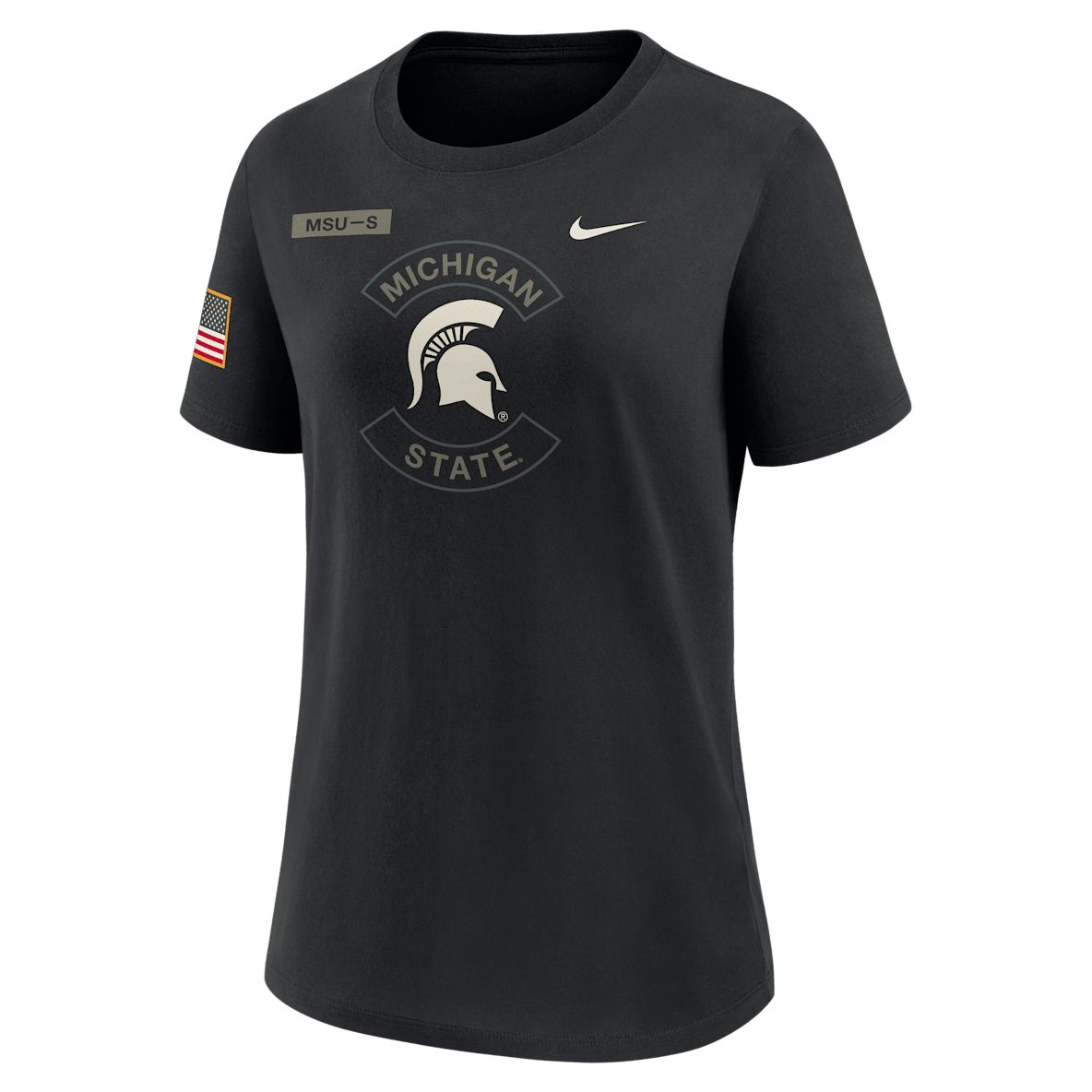 Michigan State Military Appreciation Michigan State Military Appreciation Women's Nike Dri-FIT College T-Shirt