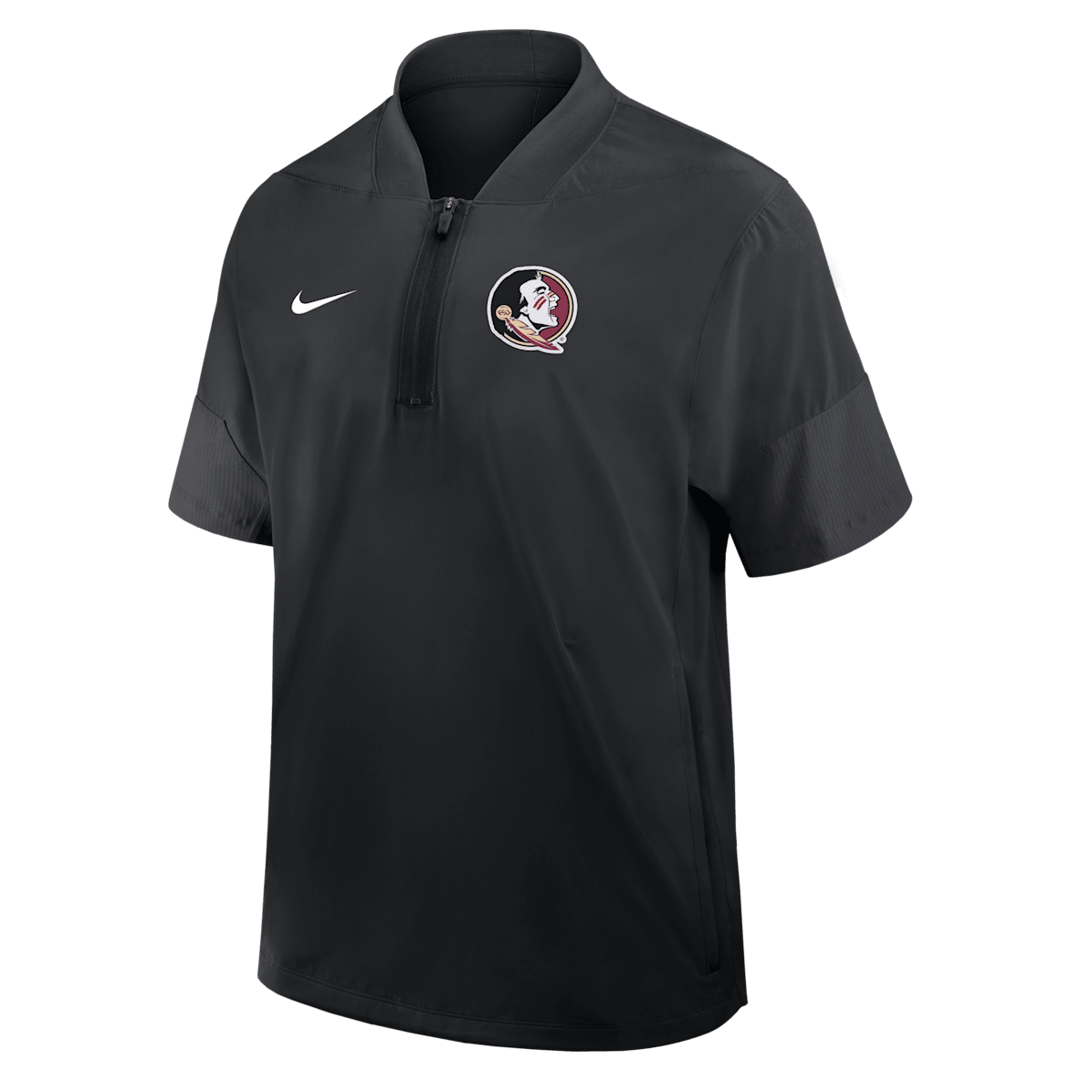 Florida State Sideline Coach Florida State Sideline Coach Men's Nike College 1/2-Zip Short-Sleeve Jacket