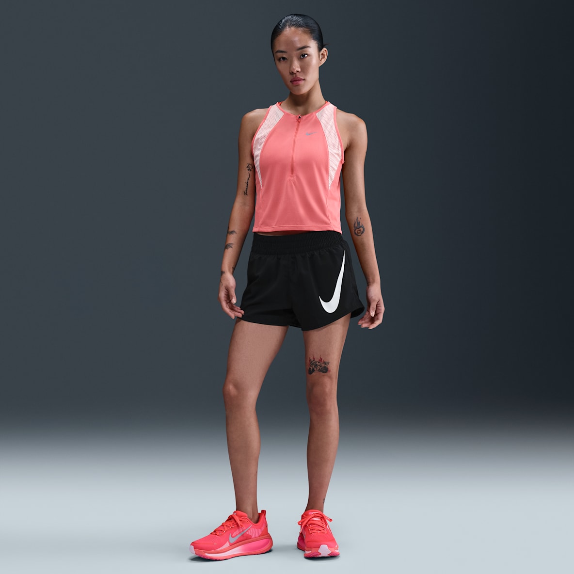 Nike One Swoosh Nike One Swoosh Women's Dri-FIT Mid-Rise Loose 7.5cm (approx.) Brief-Lined Running Shorts
