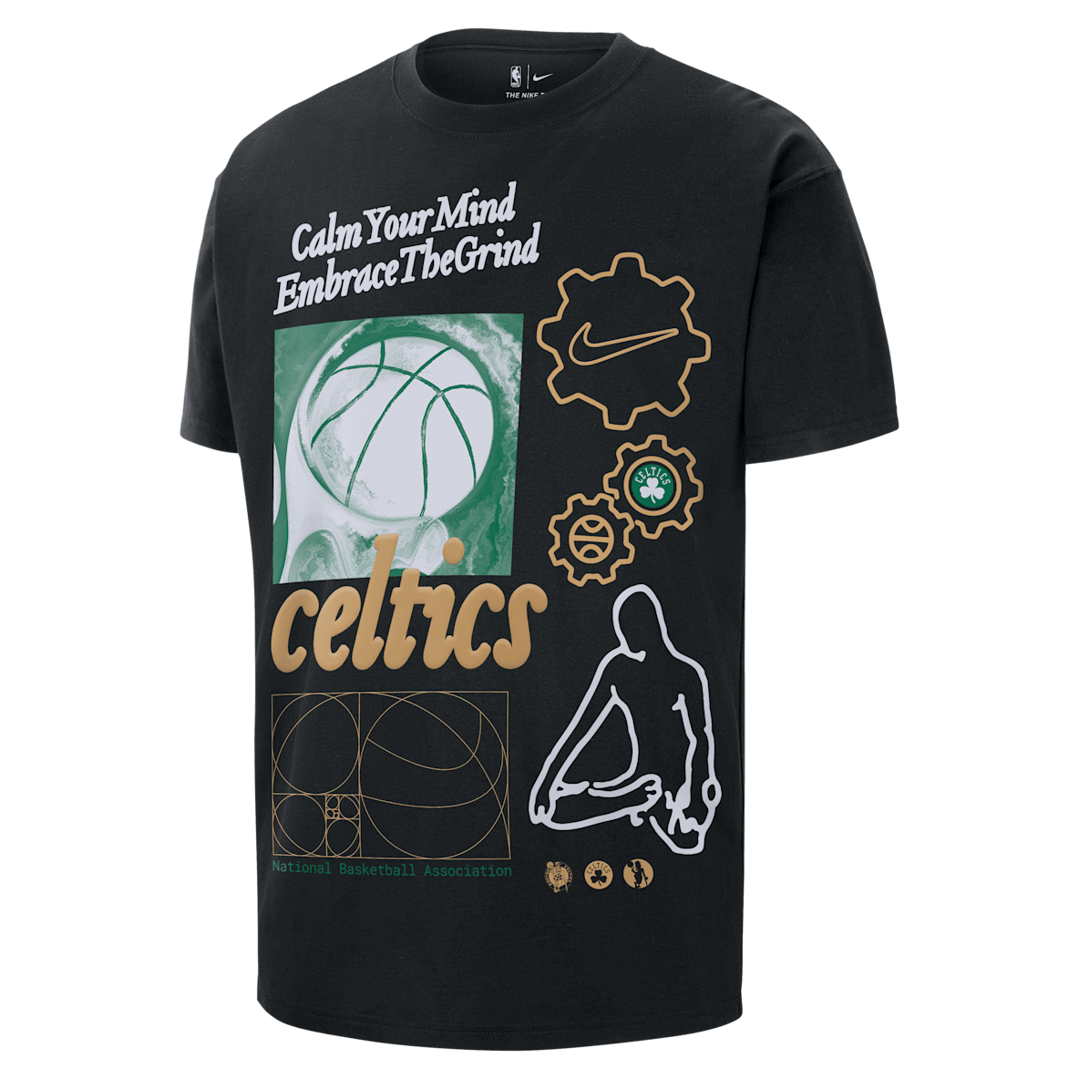 Boston Celtics Courtside Boston Celtics Courtside Playera Nike de la NBA Max90 para hombre