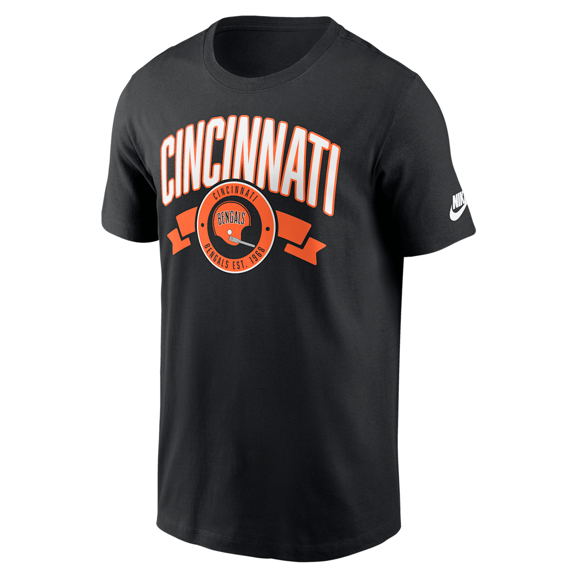 Cincinnati Bengals Rewind Front And Back Hit Essential Cincinnati Bengals Rewind Front And Back Hit Essential Men's Nike NFL T-Shirt