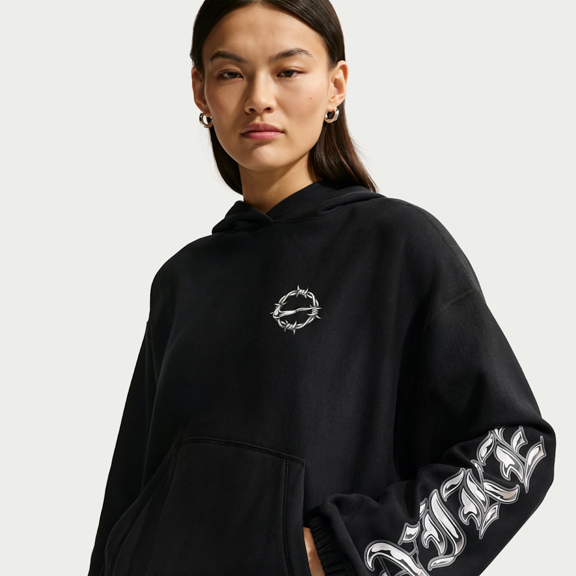 나이키 스포츠웨어 나이키 스포츠웨어 여성용 오버사이즈 프렌치 테리 그래픽 풀오버 후디