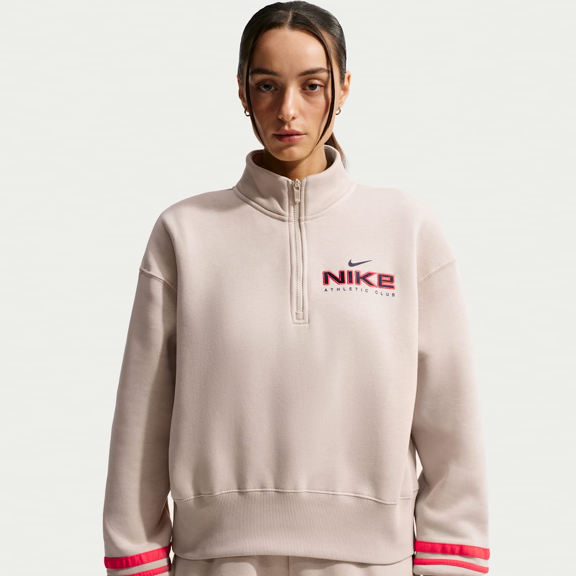 Nike Sportswear Women's Oversized 1/4-Zip Fleece Top