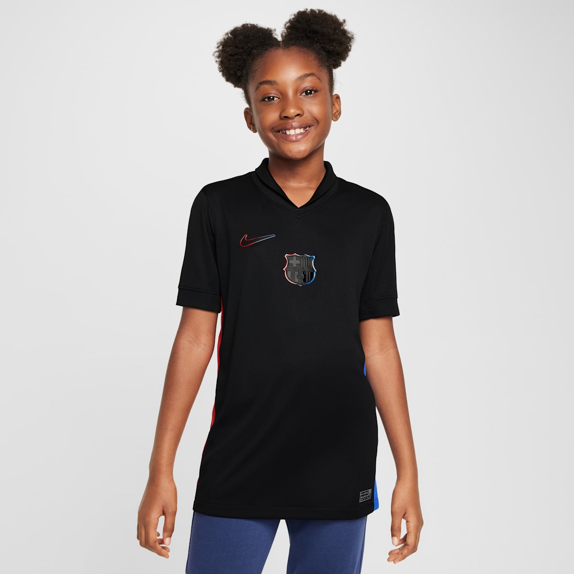 FC バルセロナ 2024/25 スタジアム アウェイ FC バルセロナ 2024/25 スタジアム アウェイ ジュニア ナイキ Dri-FIT サッカー レプリカ ユニフォーム