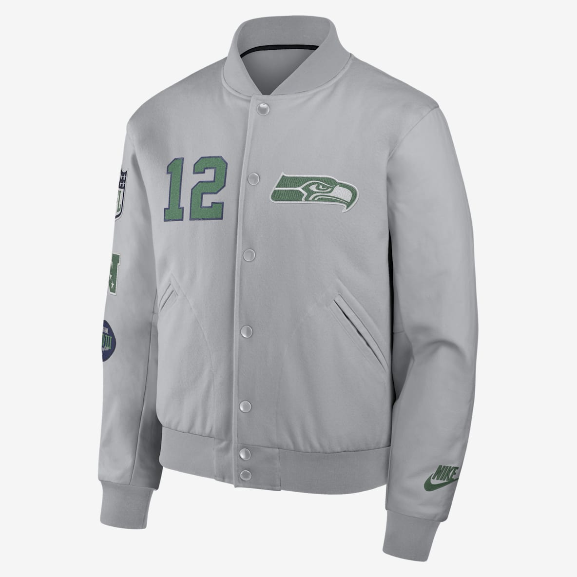 Seattle Seahawks Rivalries Collection Seattle Seahawks Rivalries Collection Men's Nike NFL Full-Snap Varsity Jacket
