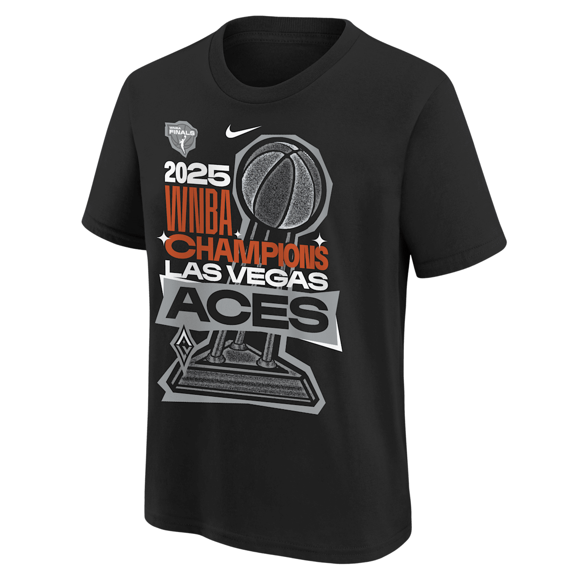 Las Vegas Aces Las Vegas Aces Playera de vestidores Nike de la WNBA para niños talla grande