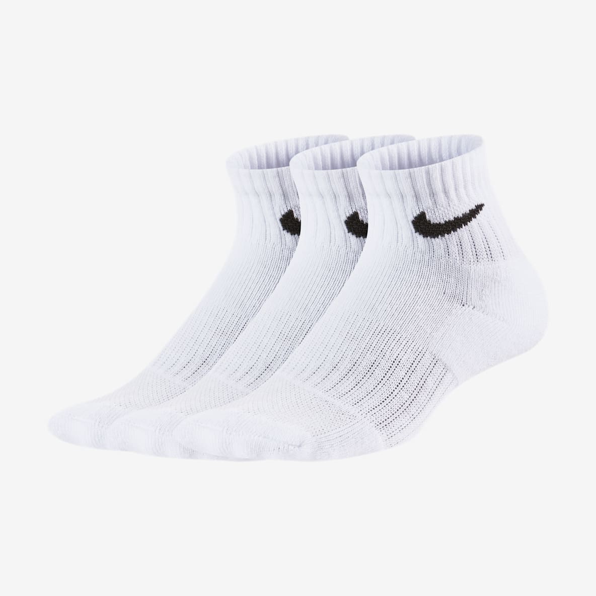 Nike Everyday Younger Kids' Cushioned Ankle Socks (3 Pairs)