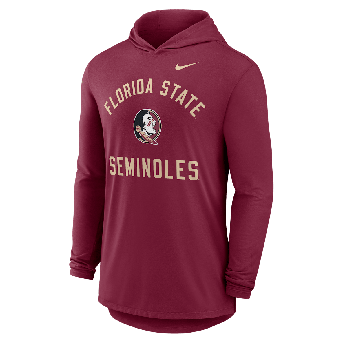 Florida State Campus Arch Florida State Campus Arch Men's Nike Dri-FIT College Long-Sleeve Hooded T-Shirt