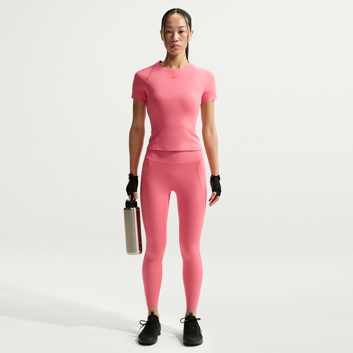 나이키 유니버사 여성 하이웨이스트 7/8 노 프론트 심 레깅스