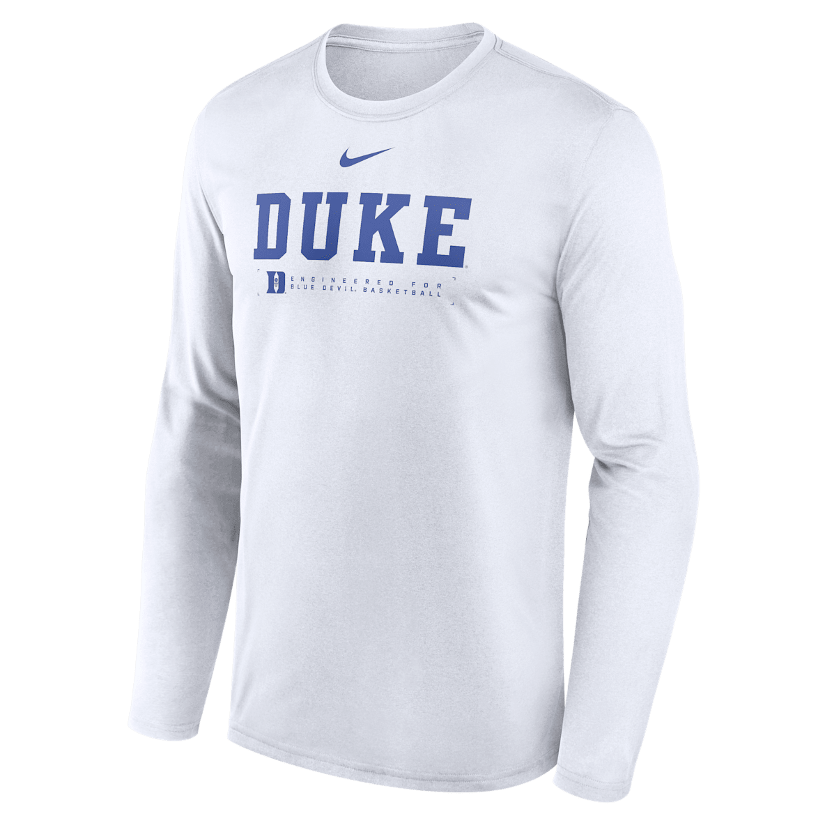 Duke Courtside Basketball Shootaround Legend Duke Courtside Basketball Shootaround Legend Men's Nike Dri-FIT College Long-Sleeve T-Shirt