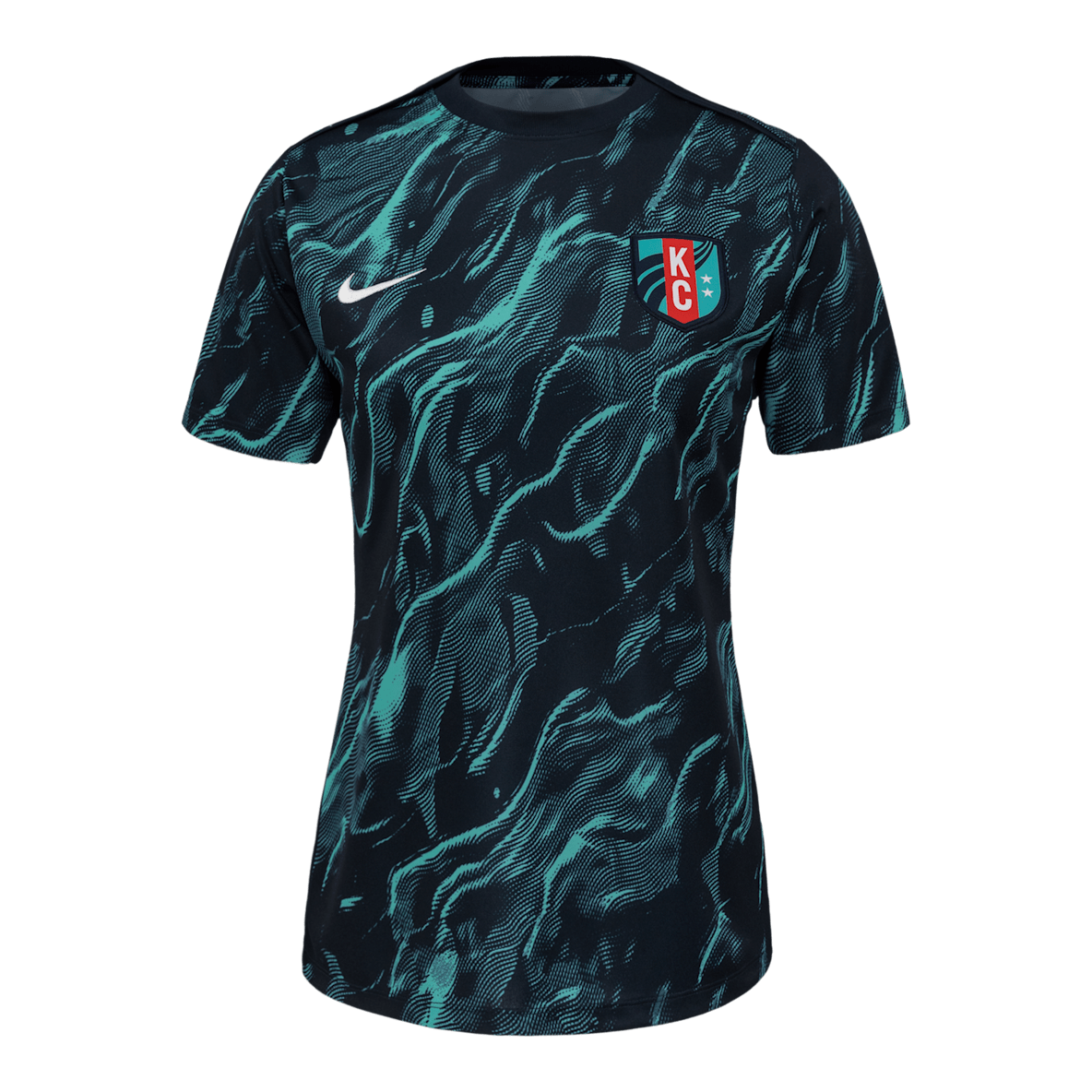KC Current 2025 KC Current 2025 Women's Nike NWSL Short-Sleeve Pre-Match Top