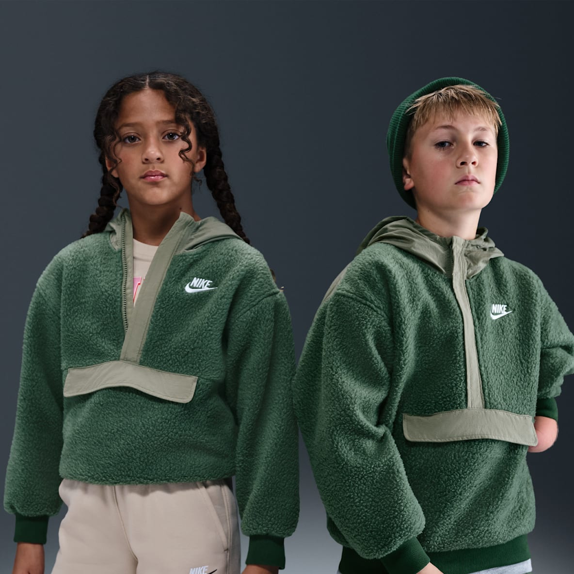 Nike Sportswear Club Fleece Nike Sportswear Club Fleece Big Kids' Loose 1/4-Zip Hoodie