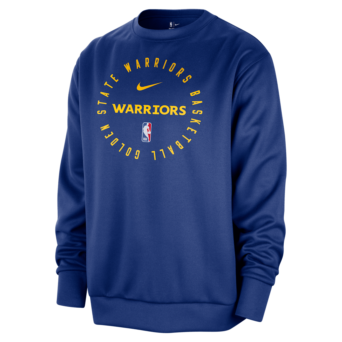 Golden State Warriors Spotlight Golden State Warriors Spotlight Men's Nike Dri-FIT NBA Crew-Neck Sweatshirt