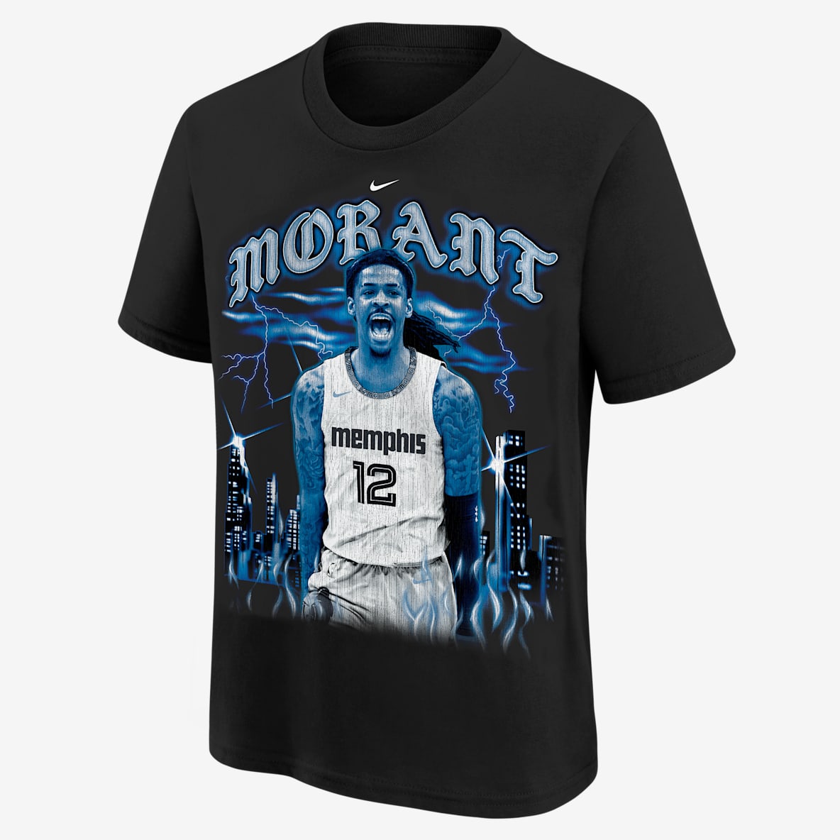 Ja Morant Memphis Grizzlies City Edition Big Kids' Nike NBA T-Shirt
