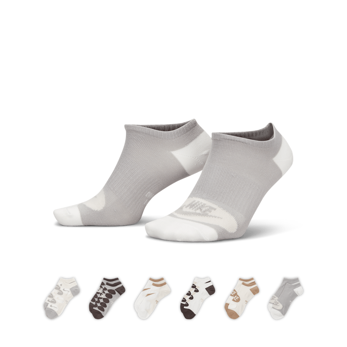 Nike Everyday Lightweight Nike Everyday Lightweight Calcetines de entrenamiento invisibles (6 pares)