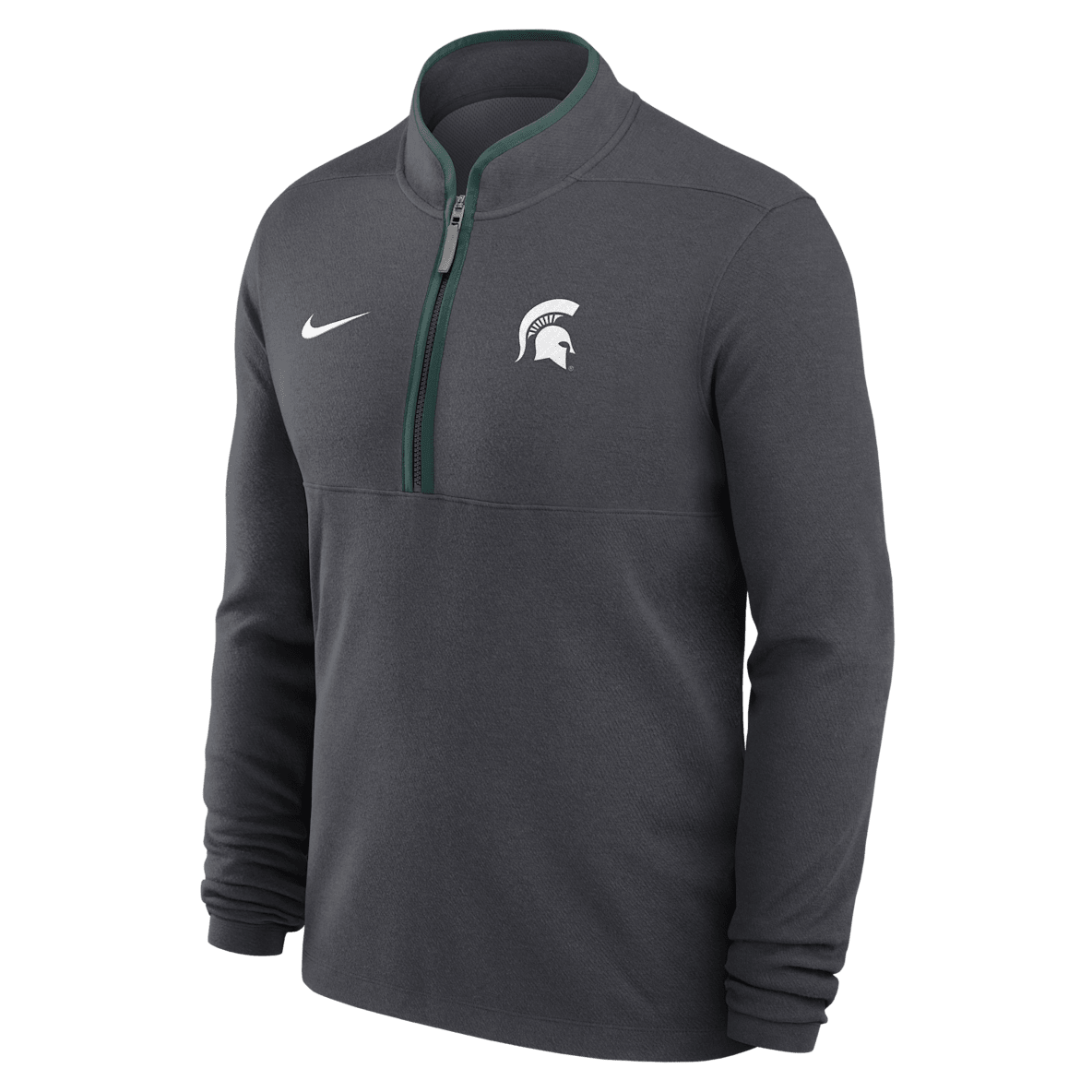 Michigan State Victory Michigan State Victory Men's Nike Dri-FIT College 1/2-Zip Long-Sleeve Top