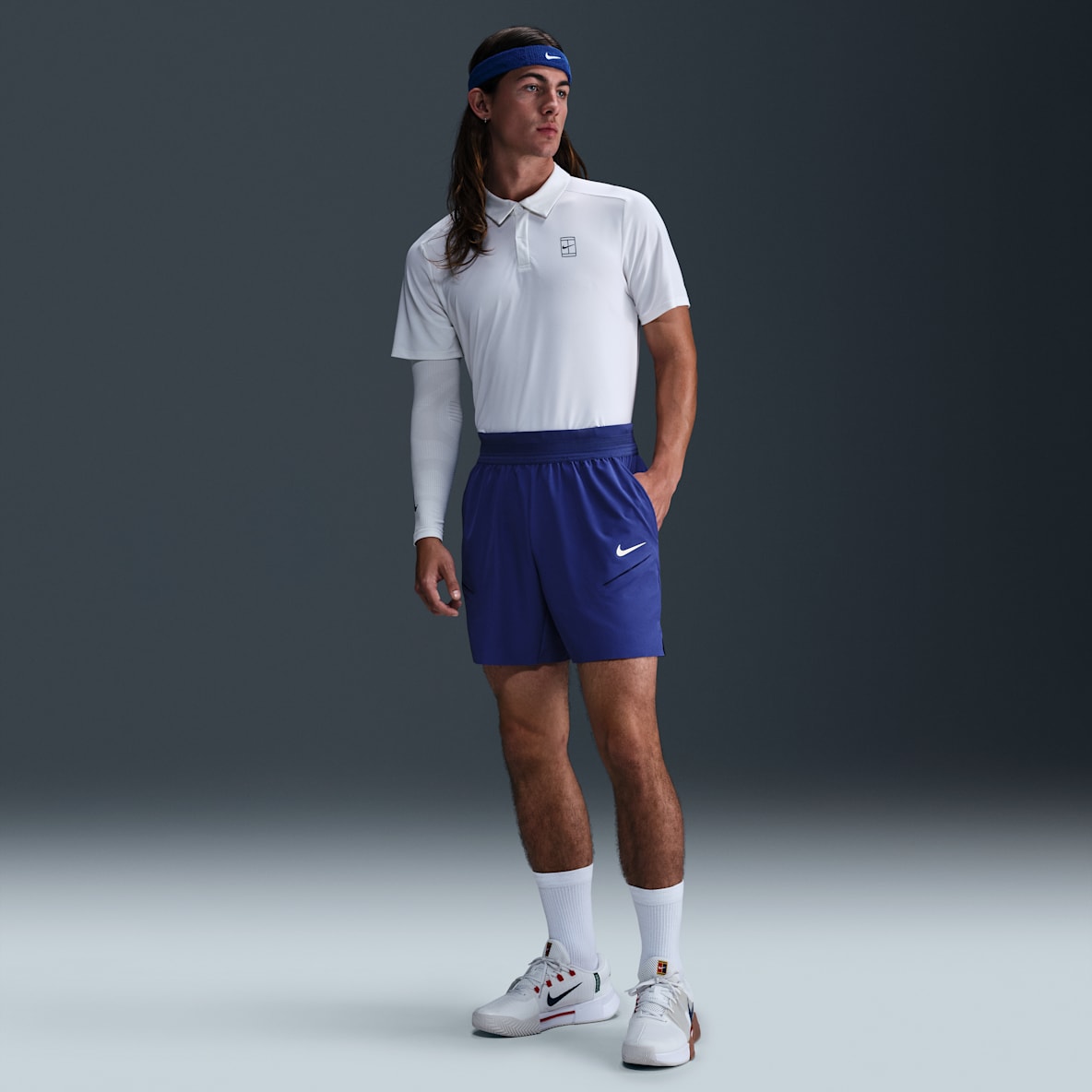 NikeCourt Slam NikeCourt Slam Dri-FIT tennisshorts til herre