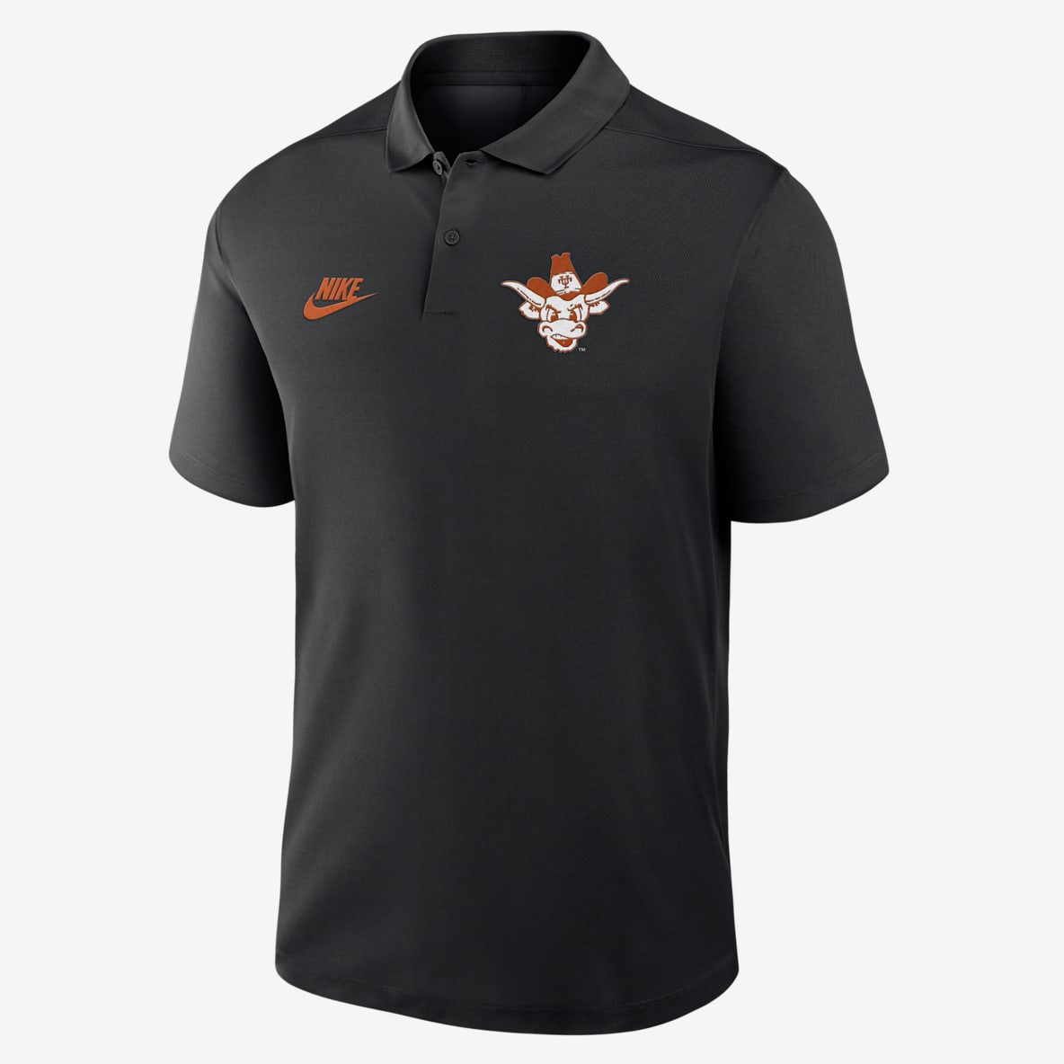 Texas Primetime Victory Legacy Vault Logo Texas Primetime Victory Legacy Vault Logo Men's Nike Dri-FIT College Polo