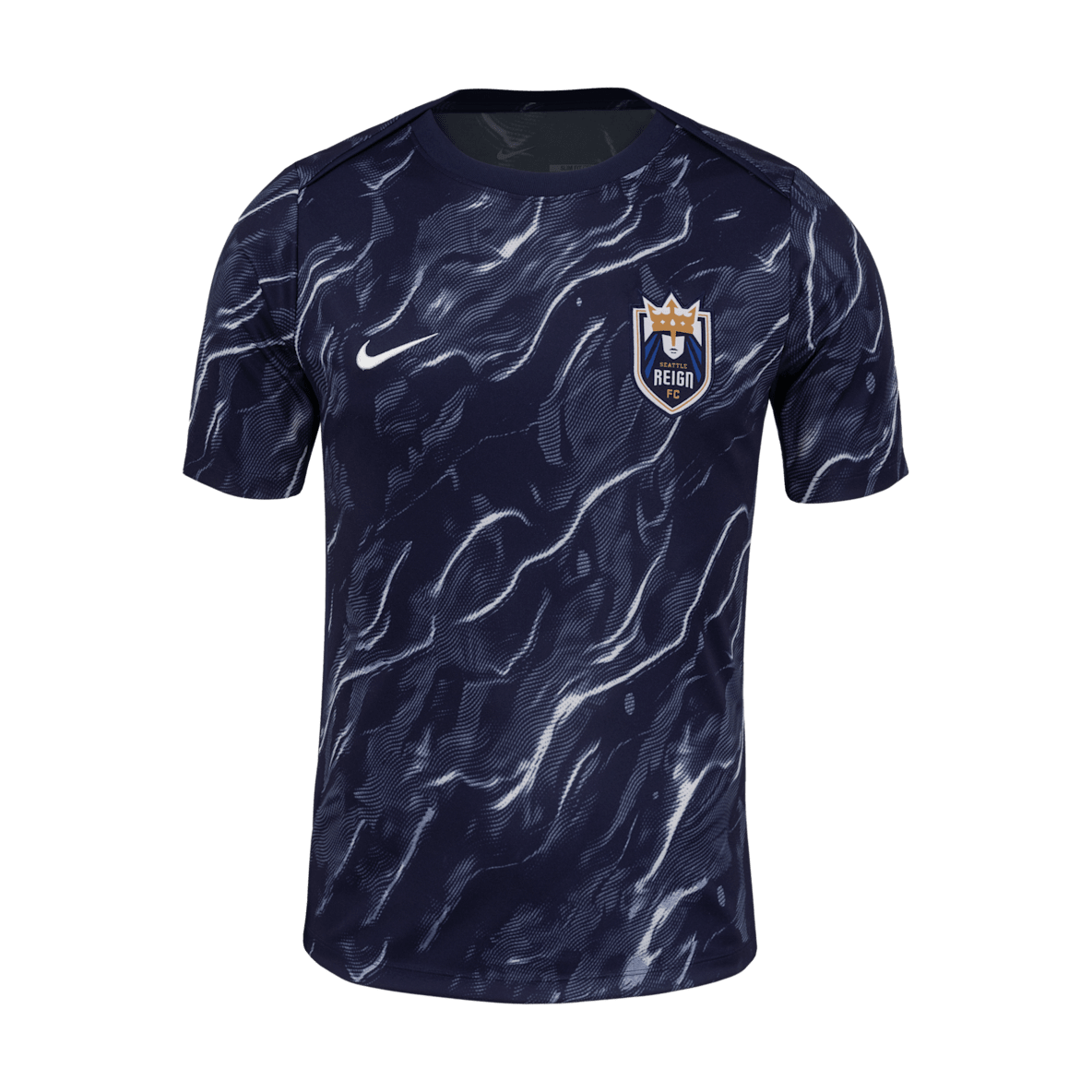 Seattle Reign 2025 Seattle Reign 2025 Men's Nike NWSL Short-Sleeve Pre-Match Top