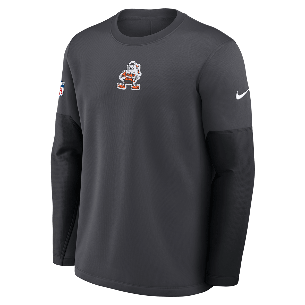 Cleveland Browns Scripted To Win Sideline Coach Cleveland Browns Scripted To Win Sideline Coach Men's Nike Therma-FIT NFL Long-Sleeve T-Shirt