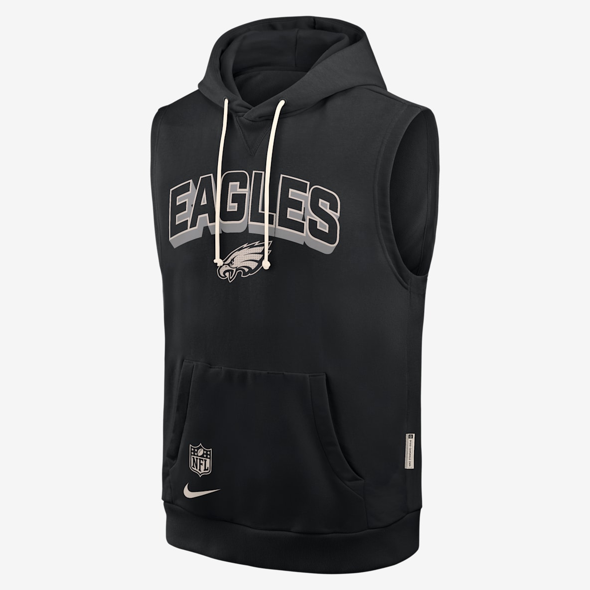 Philadelphia Eagles Sideline Men's Nike Dri-FIT NFL Sleeveless Pullover Hoodie