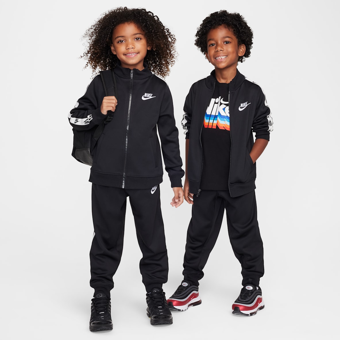 Nike Dri-FIT Little Kids' 2-Piece Full-Zip Set with Logo Taping