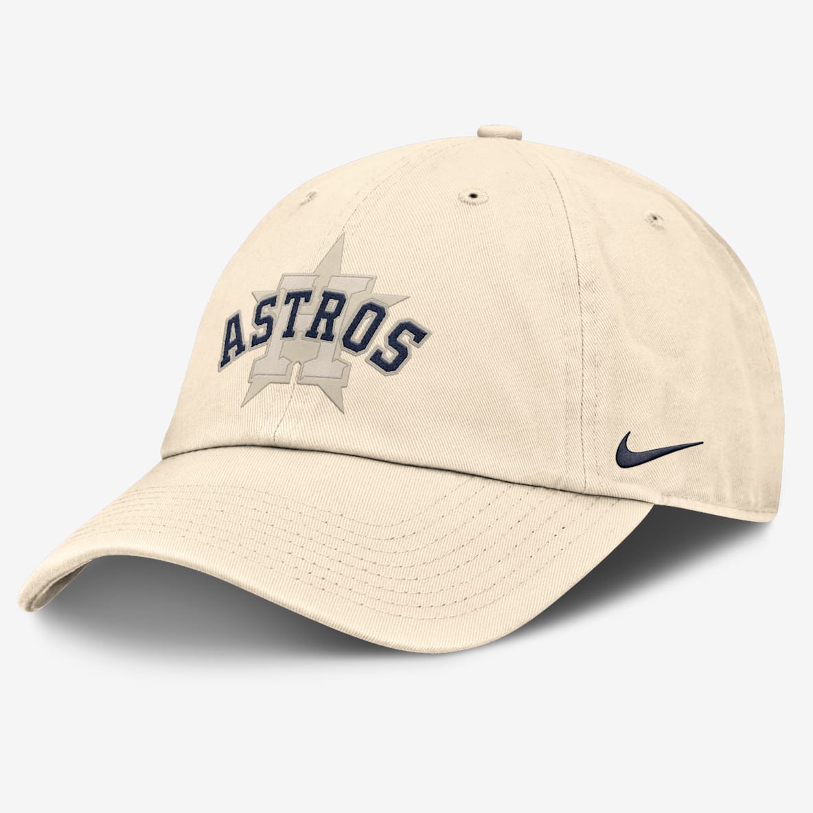Houston Astros Gorra de algodón orgánico sin estructura para hombre Nike Statement Club