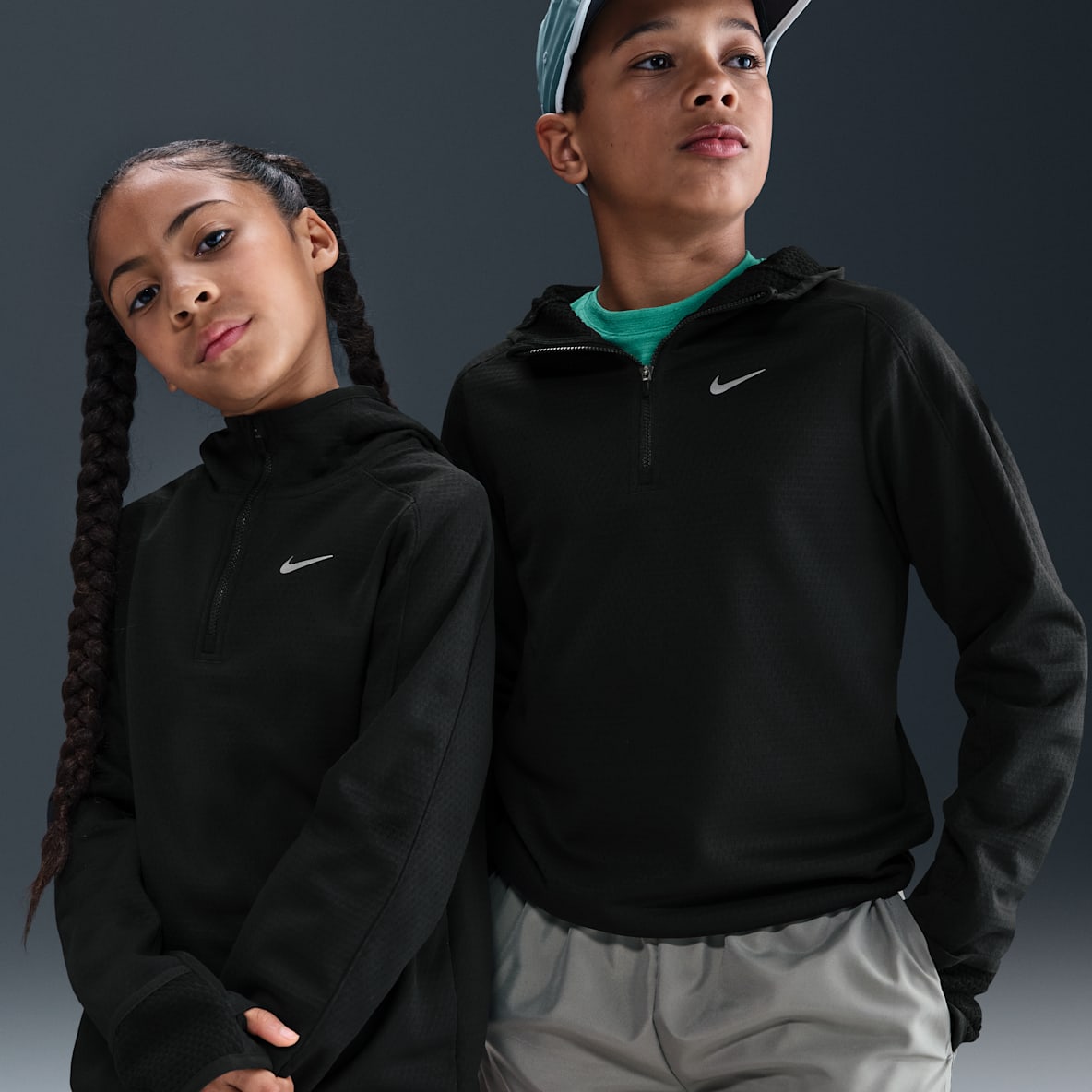 Nike Nike Haut à 1/4 de zip Therma-FIT pour ado