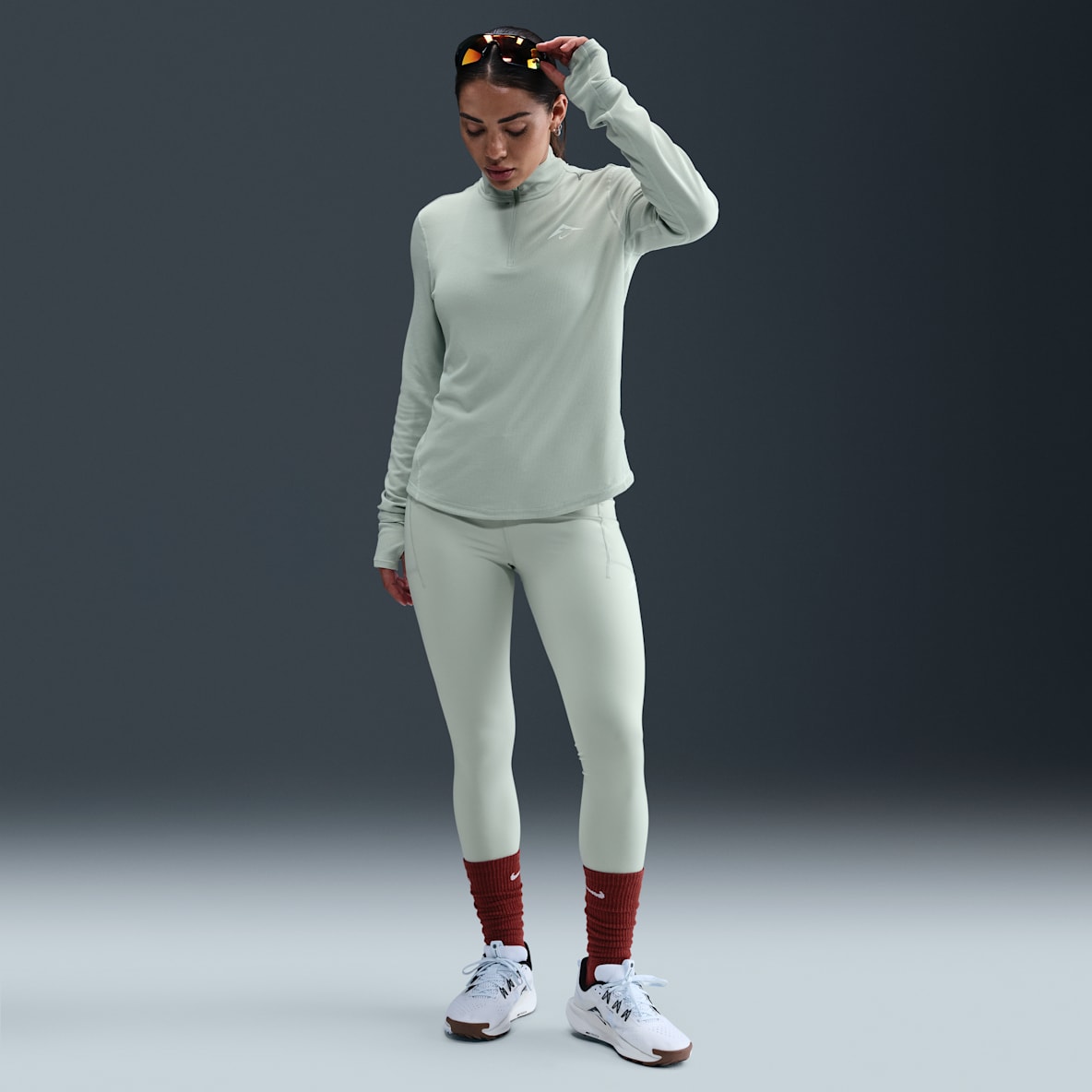 Nike Trail Nike Trail Leggings da running a 7/8 a vita alta - Donna