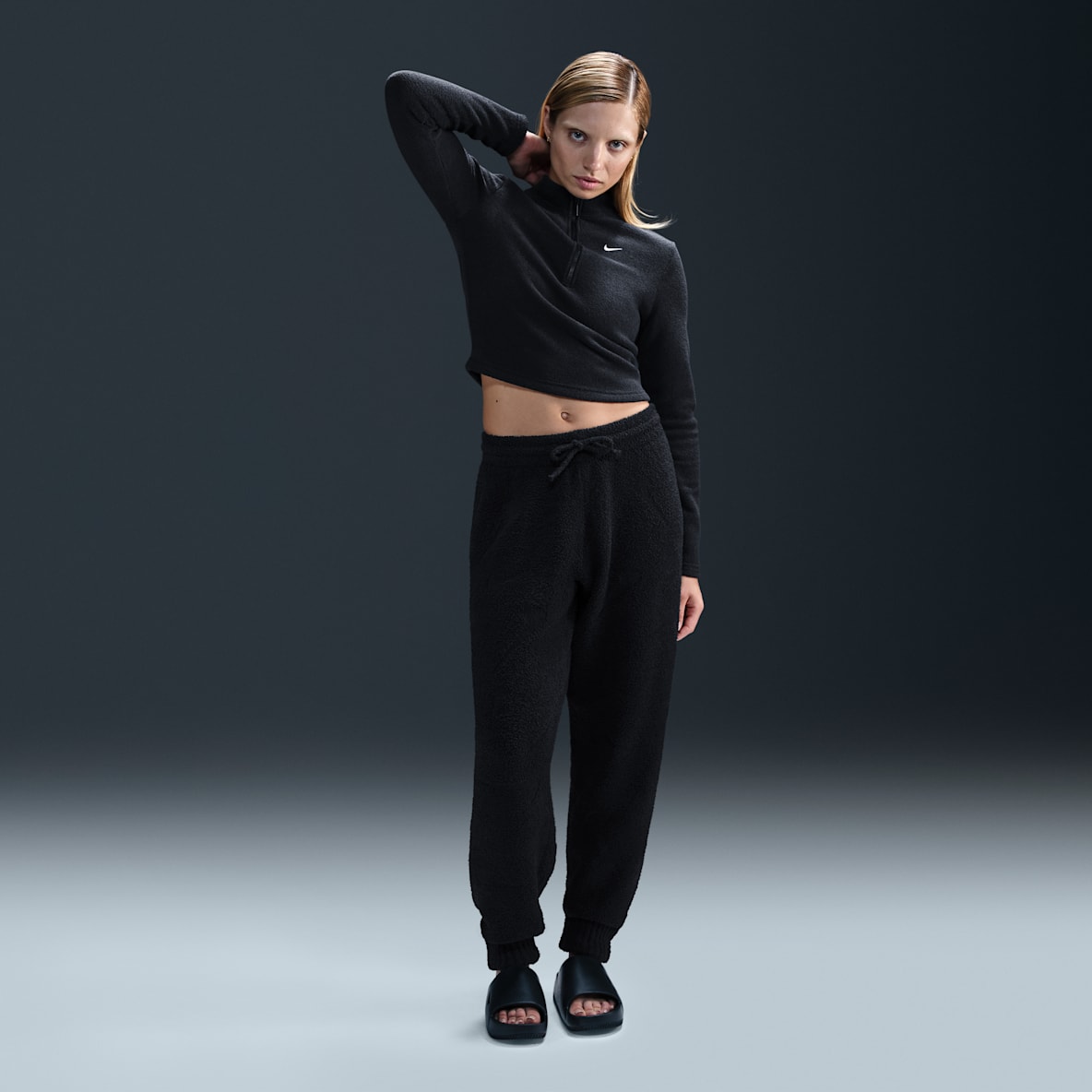 Nike Sportswear Phoenix Cozy Bouclé Nike Sportswear Phoenix Cozy Bouclé Women's High-Waisted Oversized Knit Pants