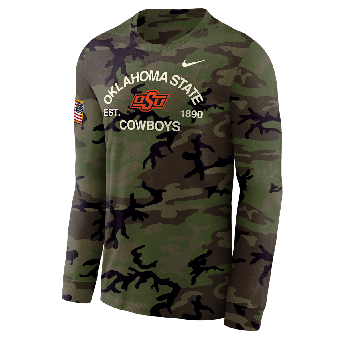 Oklahoma State Cowboys Legend Oklahoma State Cowboys Legend Playera de manga larga Nike Dri-FIT para hombre