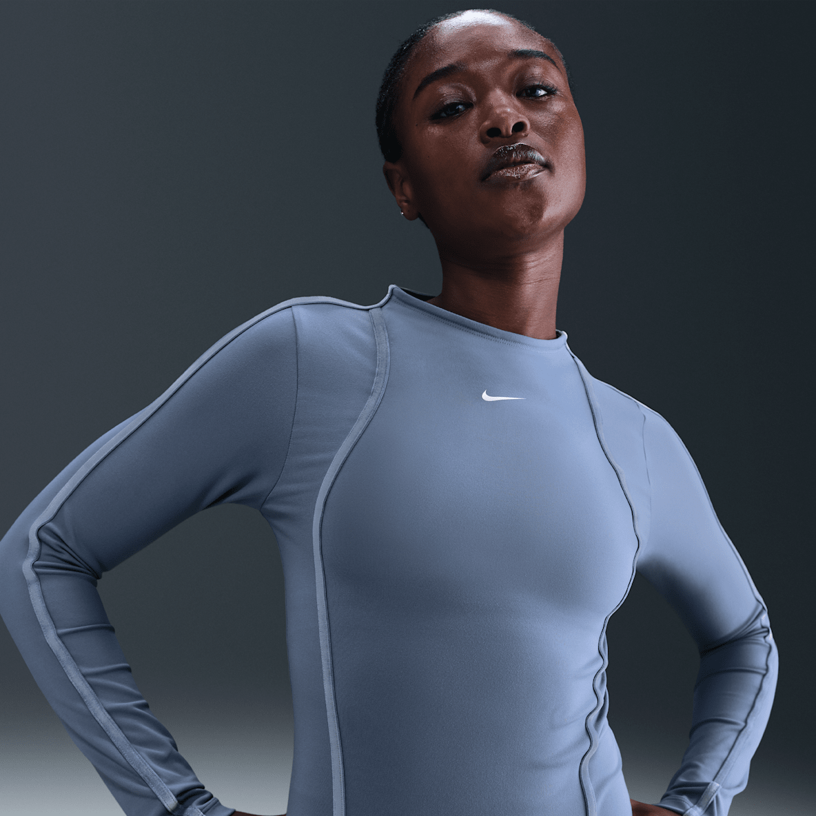 Nike One Fitted Nike One Fitted Women's Dri-FIT Long-Sleeve Top