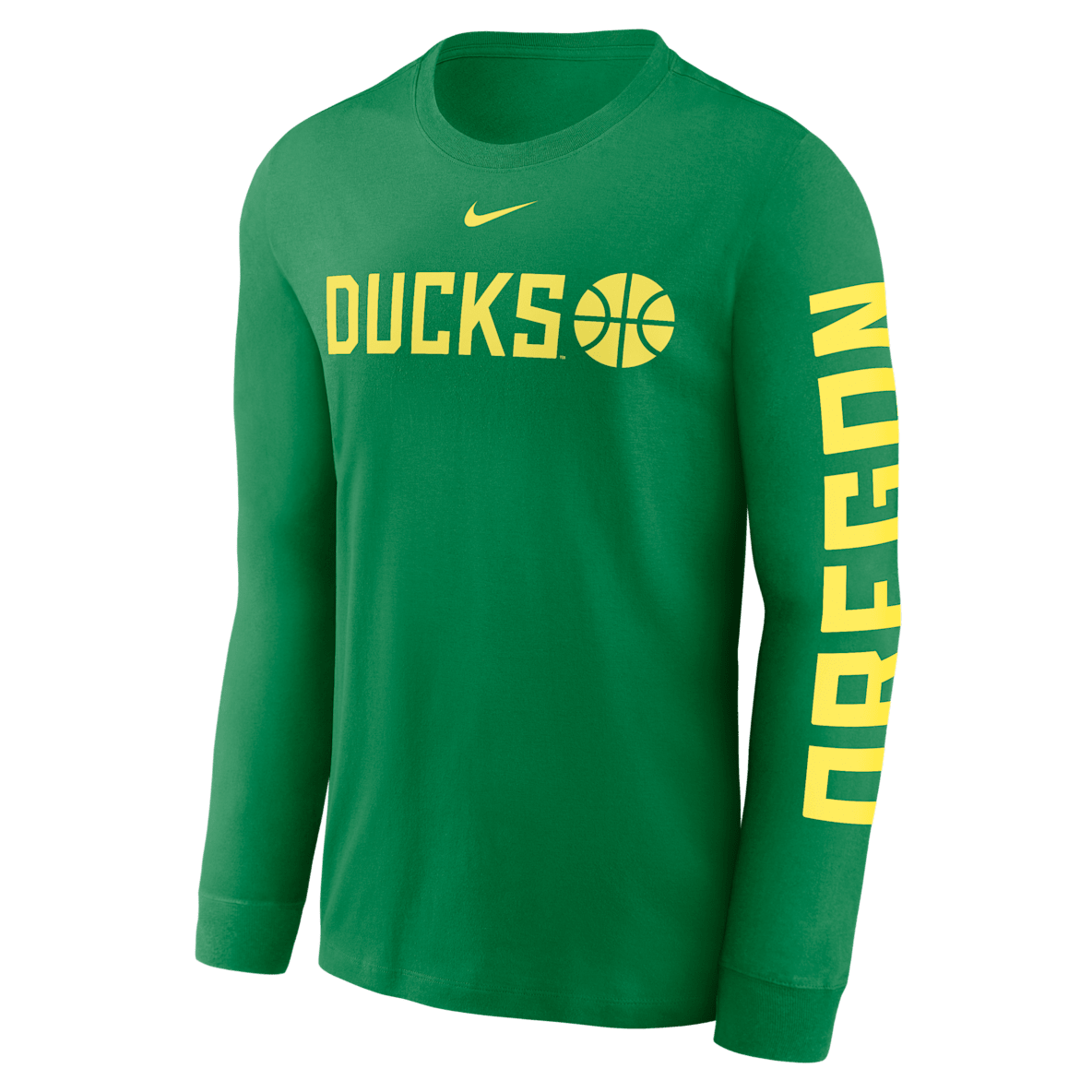 Oregon Ducks Basketball Icon Oregon Ducks Basketball Icon Men's Nike College Long-Sleeve T-Shirt