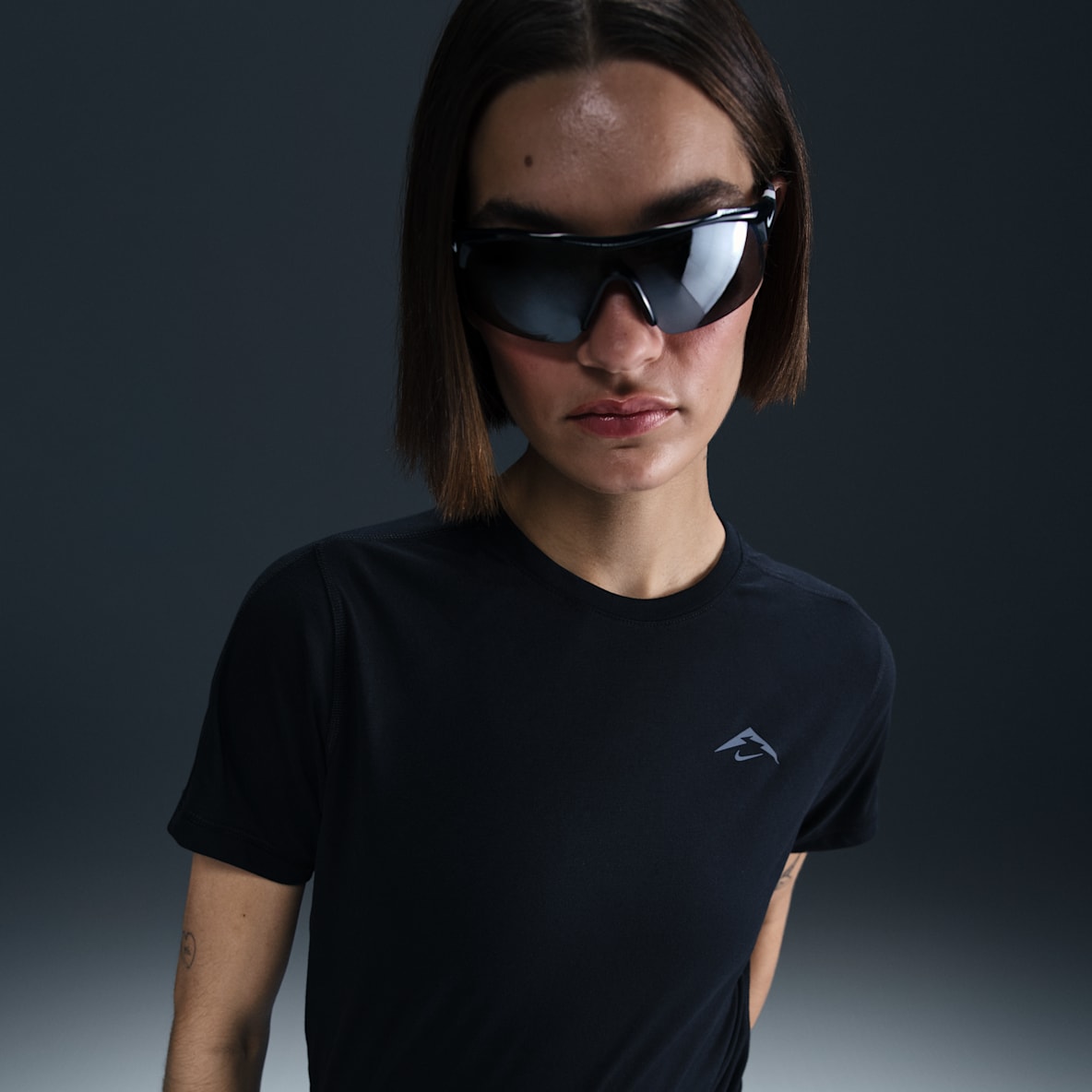 Nike Trail Nike Trail Dri-FIT hardlooptop met korte mouwen voor dames